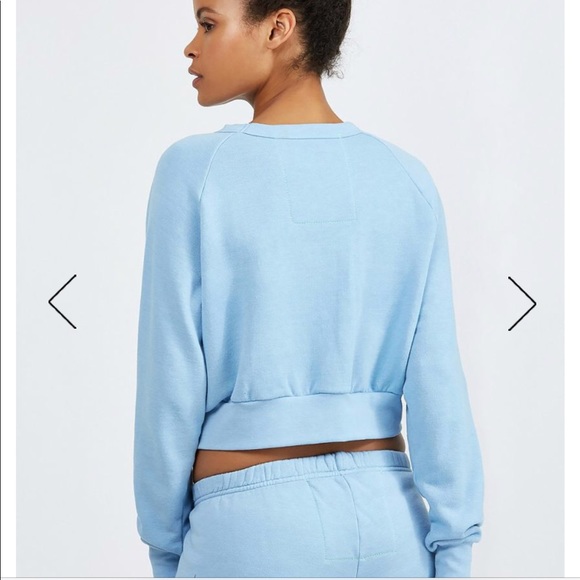 Aviator Nation Bolt Cropped Sweatshirt - BANDIER - Picture 4 of 4